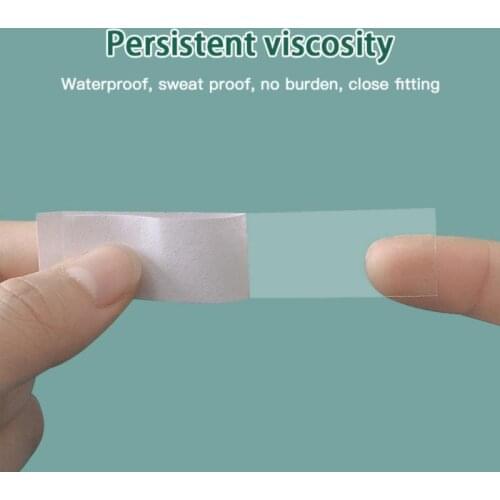 Anti-glare Sticker Shirt Collar Tie Double-sided Tape Plastic Transparent Multipurpose Men Miss For Home Outdoor Indoor Office