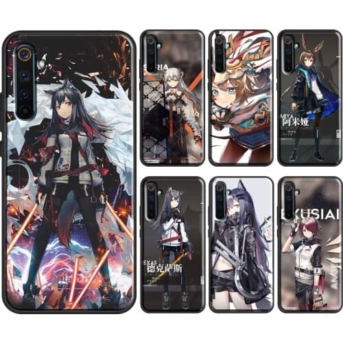 Amiya Ansel Arknights Case For OPPO Realme 7 6 8 Pro C3 C15 C21 7i GT Q3 Pro Cover For OnePlus 8 9 Pro Nord 8T