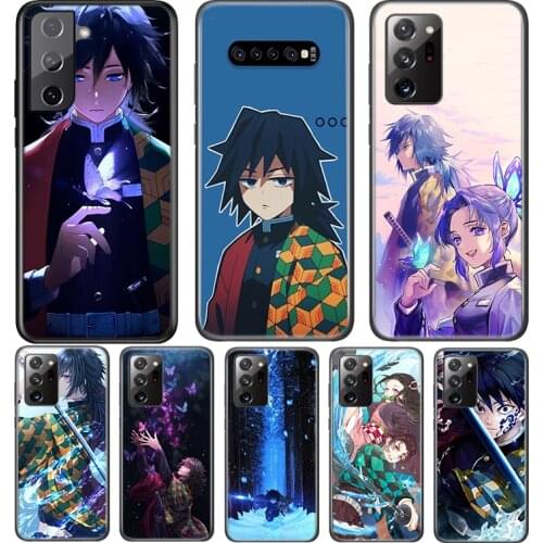 Demon Slayer Tomioka Giyuu For Samsung Galaxy S21 S20 FE Ultra S10 S10E Lite 5G S9 S8 S7 S6 Edge Plus Phone Case