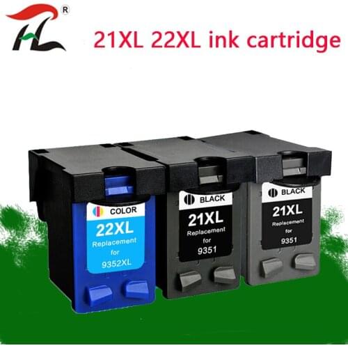 YLC 21XL 22XL ink cartridge Replacement For hp 21 HP21 for HP 21xl Deskjet F380 F2180 F2280 F4180 F4100 F2100 F2200 F300 printer