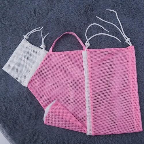 Pet Bathing Bag Washing Bag Cleaning Shower Bag Cat Grooming Bag Polyester Soft Wide Opening Mesh Soft Mesh Mesh Cat Bathing Bag