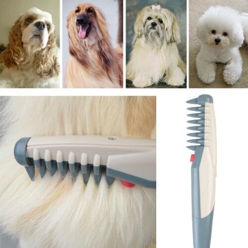 Professional Grooming Comb Electric Dog Brush Puppy Cat Hair Trimmer Slicker Gilling Quick Cleaning Tool for Pet