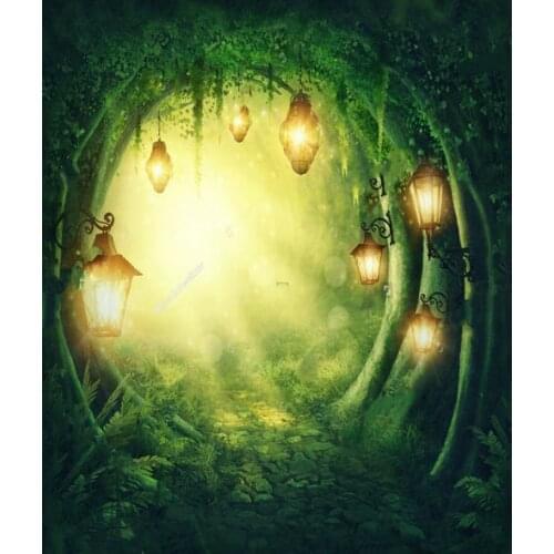 Forest Road magic dark background polyester or Vinyl cloth High quality Computer print wall photo backdrop