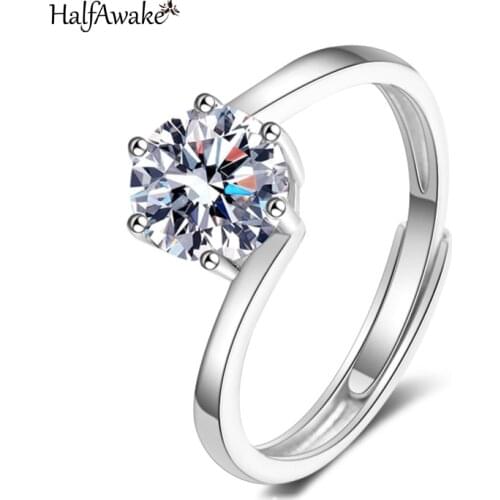 Classic Zircon Cock Ring Korean Silver Plated Adjustable Rings For Women Wedding Couples Girl Party Fashion Cute Jewelry Gift