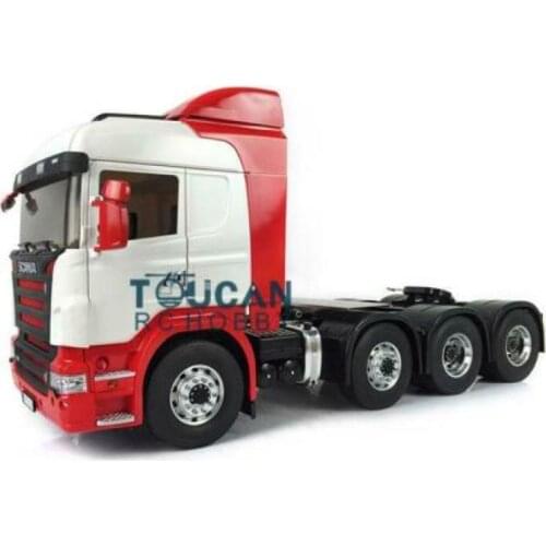 LESU 1/14 Metal 8*8 Chassis Sca RC Tractor Truck Hercul 802B Cabin TMY THZH0536-SMT4