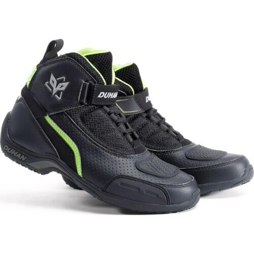 Hot Motorcycle Protective Racing Boots Mesh Men Outdoor Sports Shoes Motocross Off-Road Racing Boot Moto Boots DUHAN