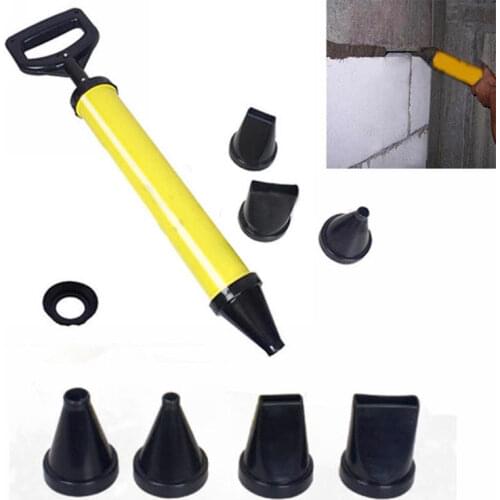4 Nozzles Cement Lime Hand Tool Set Caulking Gun Pointing Brick Grouting Mortar Sprayer Applicator Tool Set