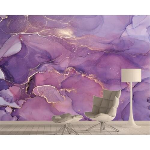 Beibehang Customize new modern blue pink marble fashion line bedroom living room wallpaper papel de parede papier peint