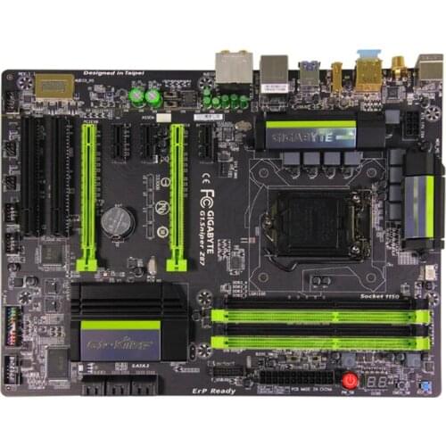 For Gigabyte GA-G1.Sniper Z87 Original Used Desktop Motherboard G1.Sniper Z87 LGA 1150 i3 i5 i7 DDR3 32G SATA3 ATX