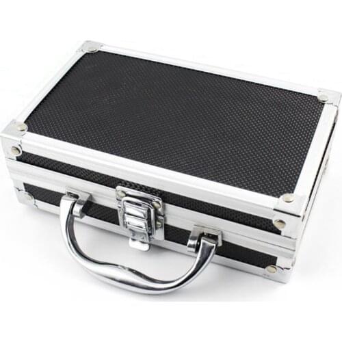 Portable Aluminum Alloy Tool Box Practical Storage Travel Carry Case with Sponge T8WE