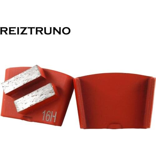 Reiztruno 1 piece Double Strip Shoes Double Rectangle Segments HTC Diamond Tools For Concrete and Terrazzo Floor
