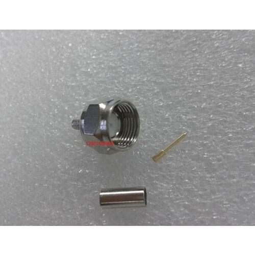 RF Inch F-J-1.5 Connector High Frequency TV Male Welding RF316 Line AV Male Wiring F Head Signal Jumper Head