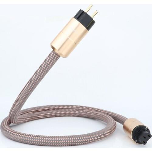 Preffair Hi End power cord EU power cable hifi American standard audio CD amplifier cable