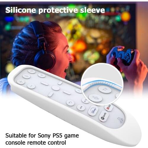 Silicone Case Shockproof Cover for PlayStation 5 PS5 Media Remote Accessories Electronic Machine External Part