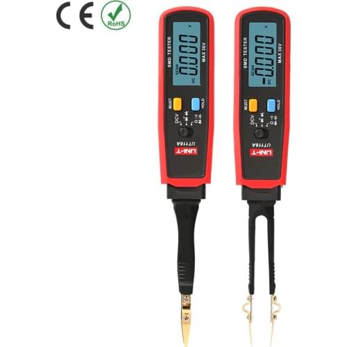 UNI-T UT116A/UT116C Smart Testing Clips mini SMD Components Tester Diode Triode Capacitance Inductance Multimeter ESR Meter