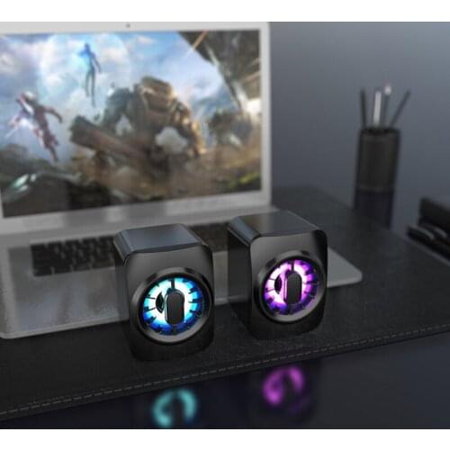 USB Computer Speaker PC Speaker for Desktop Computer Laptop Speaker with Hi-Quality Sound Compact Size Louder Volume