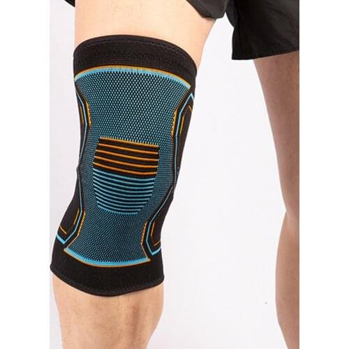 1PC1PC Knee Pad Protection Knitted Compression Sleeve Cycling Football Gym Exercise Knee Wrap Arthritis Tendonitis Pain Relief