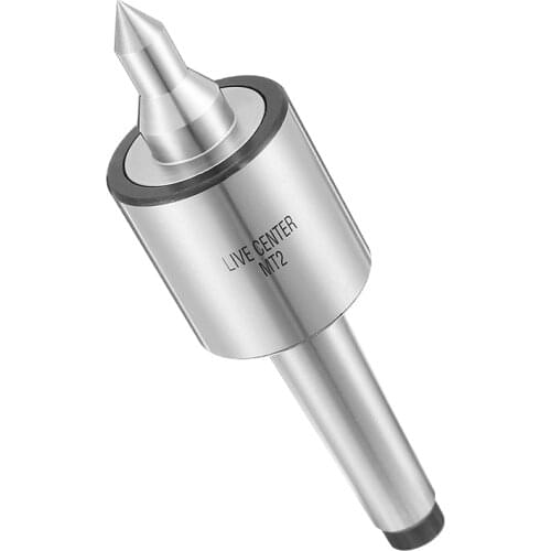 1Pcs MT2 Live Center Morse Taper 0.001 Accuracy Precision Revolving Bearing Turning Lathe Tool For Metal Wood Lathe