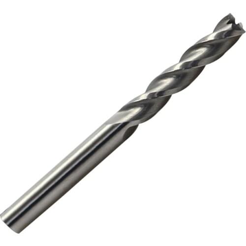 2pcs 6*42mm carbide 3 Flutes Mill Engraving Cutter Cutting Bits Milling Tools on Cutting Carving Hard Wood MDF Acrylic PVC