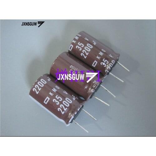20PCS NIPPON KMQ 35V2200UF 16X25MM NCC long life electrolytic capacitor 2200UF/35V CHEMI-CON 105 degrees 2200uF 35V
