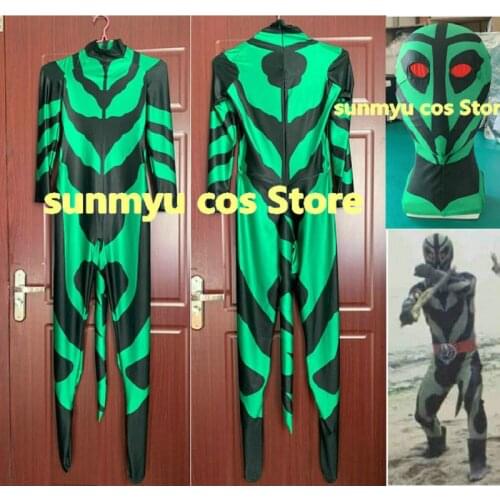 Kagaku Sentai Dynaman Shippo Soldiers bodysuits with head mask Cosplay Costume Custom Size Customize Halloween