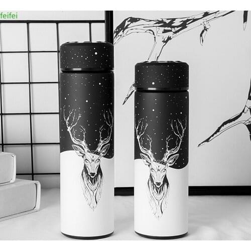 Thermos Flask Bottle 350ML 450ML vacuum Thermo Cup,Stainless Steel Vacuum Flask Insulated Bottle Container,Outdoor Travel Cup