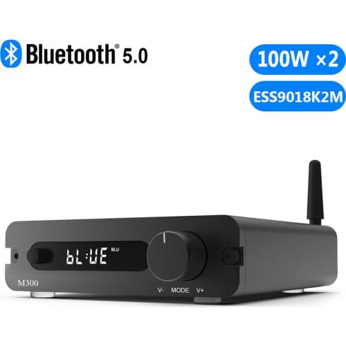 Trasam M300 Bluetooth Amplifier Stereo Hi-Fi 2 Channel Home Theater Amplifier 32Bit/192kHz Class D Mini Power Amp 150W x2