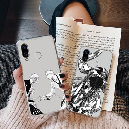 Anime BLEACH Phone case For Huawei Honor 6 7 8 9 10 10i 20 A C X Lite Pro Play transparent 3D bumper pretty Etui silicone
