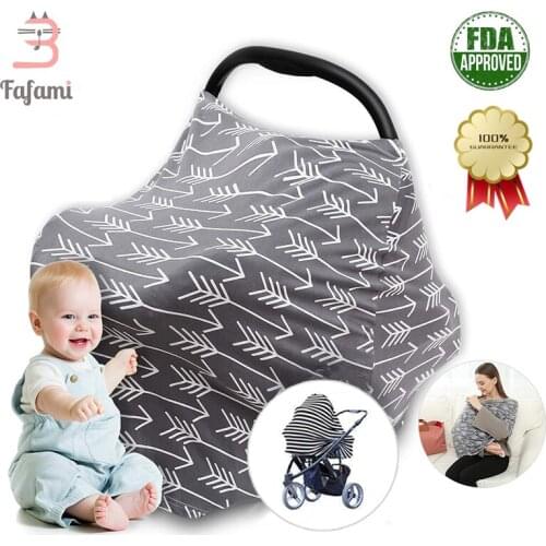 Breathable breastfeeding cover 100% cotton Mom breast feeding Privacy apron outdoors feeding baby nursing cloth nursing cover