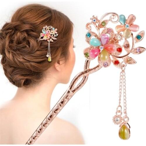 Chinese Hanfu Headdress Bride Full Set of Hair Fringed Tassel Hairpin Antique Hair Accessories With Accessories