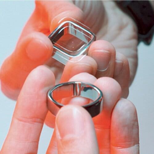 Ambi Ring by Patrick Kun (Ring Illusion) Magic Tricks Close Up Street Magia Accessories Mentalism Gimmicks Props