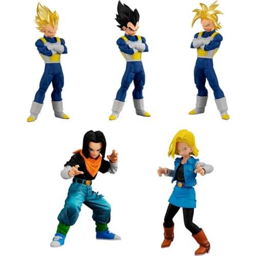 Bandai Genuine Dragon Ball Super HG Doll 8 Series Gacha Toys Goku Vegeta Trunks Android17 18 Action Figure Collectible Model