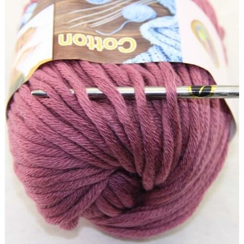 LOT Color optional 1 BallsX50g Special Thick Worsted 100% Cotton Knitting Yarn 422-35
