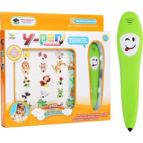 Multi-Function Electronic English Reading Learning Book Right-Or-Wrong Electronic Reading Pen With 12pcs Study Card