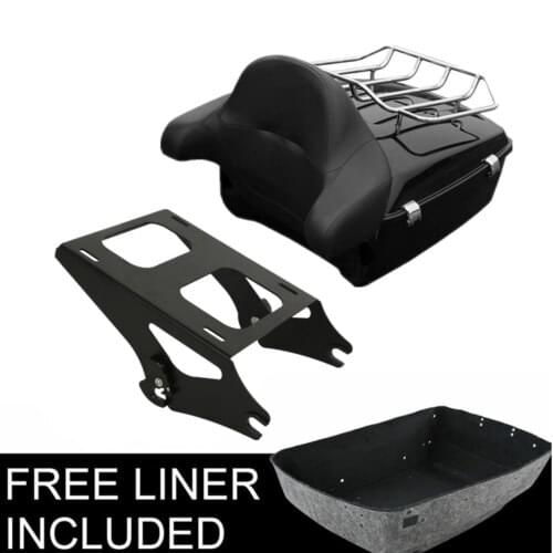 Motorcycle Painted King Pack Trunk For Harley Tour Pack Touring Road King FLHR Street Glide Electra Glide Road Glide 2014-2020