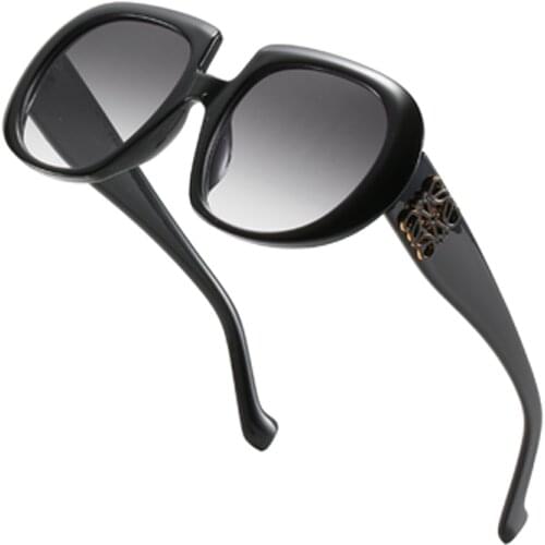 Men Women Gradient Eyewear Black Grey Round Sun Glasses 2020 NEW Fashion Brand Unisex Retro Sunglasses for Male/Female UV400