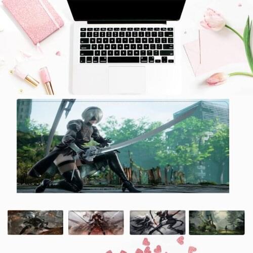 Soft NieR Automata Mouse Pad Gaming MousePad Large Big Mouse Mat Desktop Mat Computer Mouse pad For Overwatch