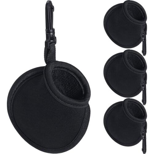 NEW-4Pcs Portable Golf Ball Pouch Golf Ball Cleaner Pocket with Clip for Cleaning Golf Balls and Bringing Your Golf Balls