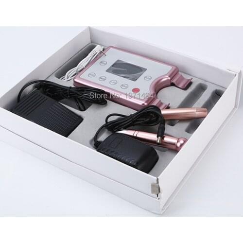 New arrivals 1 set Semi-permanent Makeup Digital Silent Tattoo Machine POP Cosmetic tattoo machine kit With tattoo micro needle