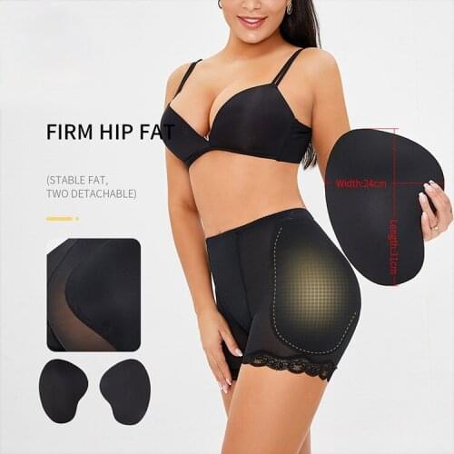 Butt Lifter PLUS SIZE Low-waisted Hip Trousers with Foam Padding Shapewear Women Wholesale Waist Trainer