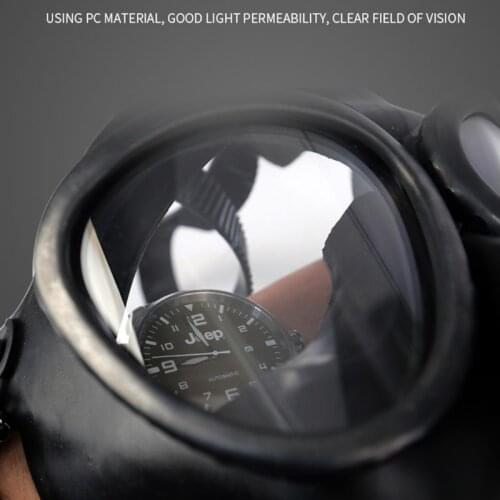 Full Facemask Respirator Airsoft Gas Mask Goggles CS Perspiration Dust Face Mask For Chemistry Paint