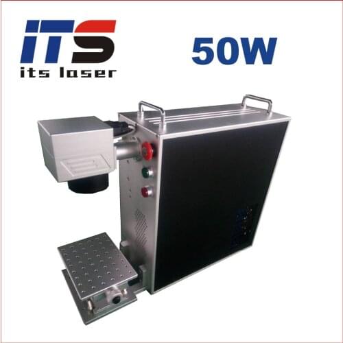 ITS 50W Protable MAX fiber laser RAYCUS 50W fiber laser machine marking photo