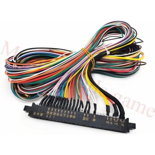28Pin Jamma Harness for Video Arcade Game Pandora Game cabinet Box With 5 6 Action Button Wires for Arcade Game Machine/Cabinet