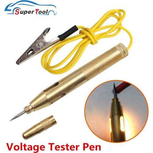 DC 6V-12V Car Light Circuit Tester OBD2 Diagnostic Tool Lamp Voltage Tester Pen Auto Car Truck Motorcycle Circuit Test Detector