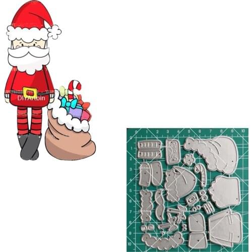 Merry Christmas Snowman Frame Metal Cutting Die Cuts Stencils DIY Crafts Dies Cuts