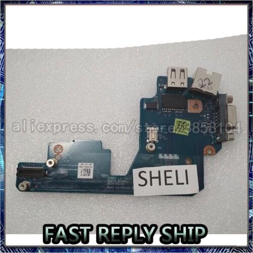 SHELI For DELL E5430 VGA USB Ethernet Port Board QXW00 LS-7901P CN-04M3HJ 04M3HJ 4M3HJ