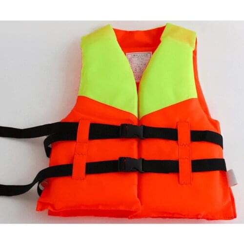 Universal Kids Swim Vest Life Jacket Ski Vest Boating Swimming Aid with Safety Strap Children Swimwear Age 4-10 Years
