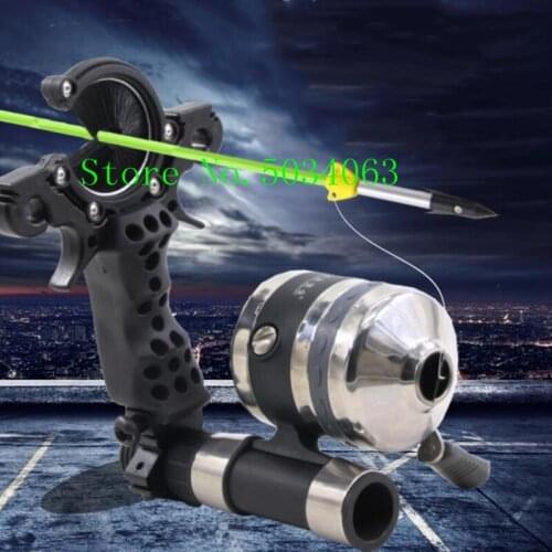 High Speed Hunting Fishing Slingshot Shooting Arrow Bow Slingshot Shooting Strong Slingshot Fishing Compound Bow Catch Fish 2020