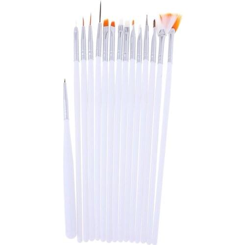 15pcs Professional Model Coloring Pen Model Tools 12.5-20cm Length