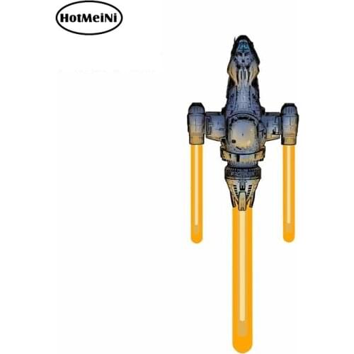 HotMeiNi 13cm x 4.8cm For Firefly Cartoon Car Stickers Occlusion Scratch Decal Sunscreen Waterproof Suitable for GTR EVO SX